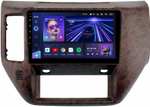 Магнитола для Nissan Patrol Y61 2004-2010 (рамка дерево) - Teyes CC3 монитор 9" QLED на Android 10, ТОП процессор, 4Гб+32Гб, CarPlay, 4G SIM-слот