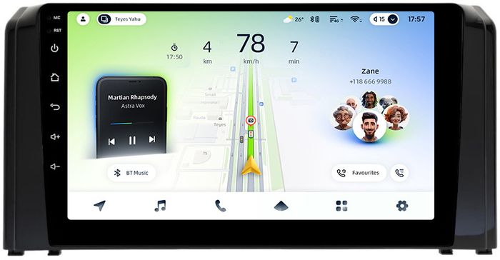 Магнитола для Toyota Roomy, Daihatsu Thor, Subaru Justy 2020-2024 - Teyes CC4L монитор 10" IPS на Android 14, Snapdragon 662, CarPlay, 4G SIM-слот
