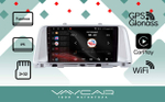 Магнитола для KIA Optima 2016-2020 (серебряная рамка) - Vaycar VA27-0580 на Android 13, 8-ядер, 2Гб-32Гб, 4G SIM-слот