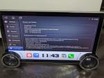 Магнитола для с крутилками в рамку 9" или 10" - Farcar RB876 монитор 11.8" QLED+2K на Android 13, Быстрая, CarPlay, 4G SIM-слот