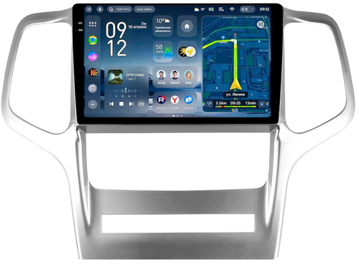 Магнитола для Jeep Grand Cherokee WK2 2010-2013 - Teyes CC4-PRO монитор 9.5" 2K QLED на Android 13, Snapdragon 778G, ИИ, CarPlay, DSP, 4G SIM-слот