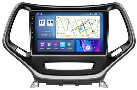 Магнитола для Jeep Cherokee 2014+ - Parafar PF999UHD на Android 13, QLED, ТОП процессор, 8Гб+128Гб, CarPlay, 4G SIM-слот