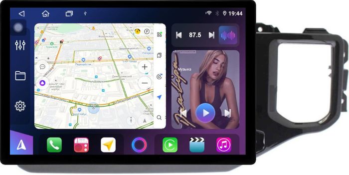 Магнитола для Chery Tiggo 4 2018+ - FarCar BX877 монитор 13" 2K QLED на Android 13, Быстрая, CarPlay, 4G SIM-слот