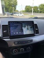 Магнитола для Mitsubishi Lancer X 2007-2016 - FarCar DX037M монитор 10.36" IPS на Android 13, 4+64Гб, CarPlay