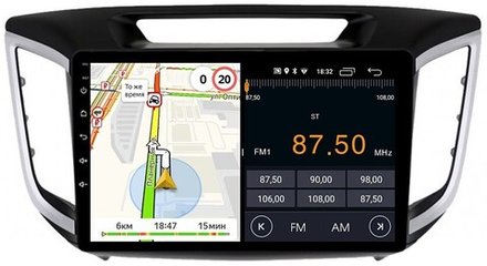 Магнитола для Hyundai Creta 2016-2021 - Parafar PF407FHD на Android 13, 8-ядер, 2Гб+32Гб, CarPlay, 4G SIM-слот