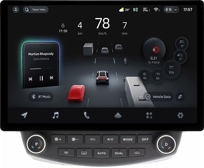 Магнитола для Honda Accord 7 2003-2008 - Teyes CC4-PRO монитор 13" 2K QLED на Android 13, Snapdragon 778G, ИИ, CarPlay, DSP, 4G SIM-слот