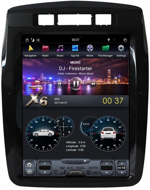 Магнитола для VW Touareg 2 2010-2018 (RCD550) - Kuberg ZF-1108-DSP "Тесла-Стиль" монитор 10.4" на Android 9, 4/64ГБ