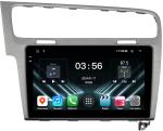 Магнитола для Volkswagen Golf 7 2012-2020 (рамка серебро) - FarCar S280 монитор 10.36" IPS на Android 13, CarPlay
