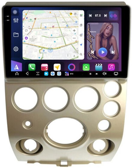 Магнитола для Infiniti QX56 JA60 2004-2007 (поддержка Bose) - FarCar XXL3277M монитор 9.5" 2K QLED на Android 14, TS20, 8+256Гб, CarPlay, 4G SIM-слот