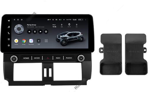 Магнитола для Toyota Land Cruiser Prado 150 2013-2017 - Teyes LUX ONE монитор 12.3" 2K QLED на Android 10, CarPlay, 4G SIM-слот, 6/128ГБ