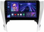Магнитола для Toyota Camry 50 2011-2014 (рамка серебристо-черная 10) - Teyes CC3 Android 10, Быстрая, CarPlay, SIM-слот