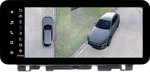 Магнитола для KIA Optima 4 2016-2020 (рамка 10) - Teyes LUX ONE 360 монитор 12.3" 2K QLED на Android 10, 6Гб+128Гб, CarPlay, 4G SIM-слот, 4 камеры в комплекте