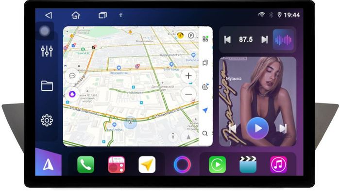 Магнитола для BMW X1 E84 2009-2014 CIC - FarCar BX877 монитор 13" 2K QLED на Android 13, Быстрая, CarPlay, 4G SIM-слот