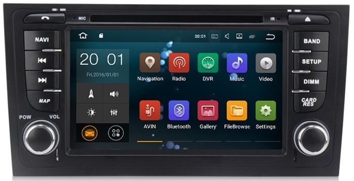 Магнитола для Audi A6 2001-2004 - Kuberg MKD-7091-P6 на Android 10