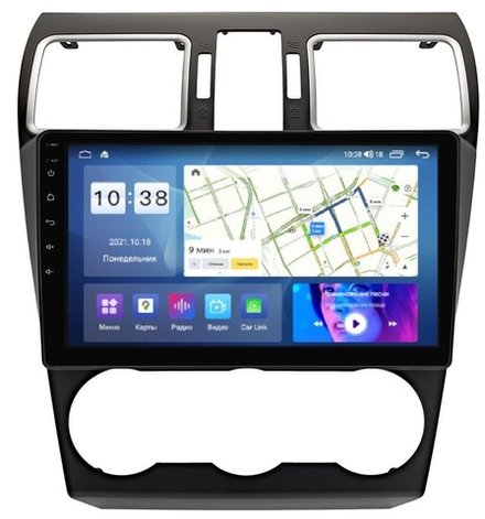 Магнитола для Subaru Forester, XV 2015-2018 - Parafar PF895UHD на Android 13, QLED, ТОП процессор, 8Гб+128Гб, CarPlay, 4G SIM-слот