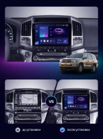 Магнитола для Toyota Land Cruiser 200 2007-2015 (со штатной камерой или 360) - Kuberg SF-1620-4-ABC Android 10, 8-ядер, Carplay, 4G SIM-слот