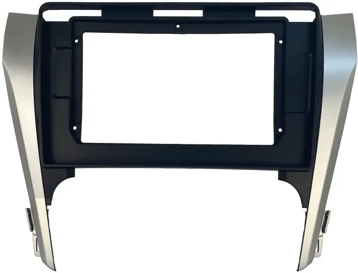 Магнитола для Toyota Camry 50 2011-2014 (рамка серебристо-черная под 10") - Parafar PF131T2LUX1RN2K на Android 13, QLED+2K, ТОП процессор, 4Гб+32Гб, CarPlay, 4G SIM-слот