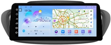 Магнитола для KIA Sorento Prime UM 2015-2020 (рамка большая) - FarCar монитор 12.3" 2K QLED на Android 14, TS10, CarPlay, 4G SIM-слот