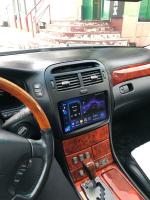 Магнитола для Lexus LS430 Toyota Celsior XF30 2000-2006 (ШГУ монохром) - FarCar BM9-2K-9697F1 монитор 9.5" 2K QLED на Android 14, Быстрая, CarPlay, 4G SIM-слот