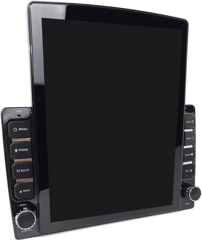 Магнитола в 10" рамку с вертикальным монитором в стиле "Тесла" - Canbox H-Line Android 10, ТОП процессор, CarPlay, 4G SIM-слот