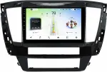 Магнитола для Mitsubishi Pajero Sport 3 2020-2024, Montero Sport (прямоугольный климат) - Teyes CC4L-DTS монитор 9" IPS на Android 14, Быстрая, Snapdragon 662, CarPlay, 4G SIM-слот
