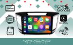 Магнитола для Hyundai Creta 1 2016-2021 (рамка 10) - Vaycar VA23-0407 на Android 13, Быстрая, 4G SIM-слот