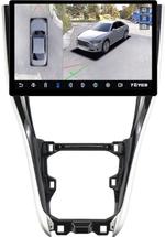 Магнитола для Toyota Harrier 3 XU60 2017-2020 (большая рамка) - Teyes CC3-2K-360 монитор 13" 2K QLED на Android 10, Быстрая, CarPlay, 4G SIM-слот, 4 камеры в комплекте