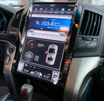 Магнитола для Toyota Land Cruiser 200 2007-2015 (со штат. камерой или 360) - Kuberg ZF-1816-GE монитор 16" в стиле "Тесла" на Android 13, 8/128Гб, CarPlay, 4G SIM-слот