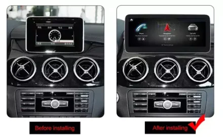 Магнитола для Mercedes-Benz B-класс T246 2015-2018 NTG 5.0/5.1 - Kuberg MKD монитор 10.25", Android 11, 6Гб+128Гб, CarPlay, SIM-слот