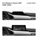 Магнитола для Mazda 3 2019-2023 (BP, левый руль) - Teyes LUX ONE монитор 12.3" 2K QLED на Android 10, Быстрая, CarPlay, 4G SIM-слот