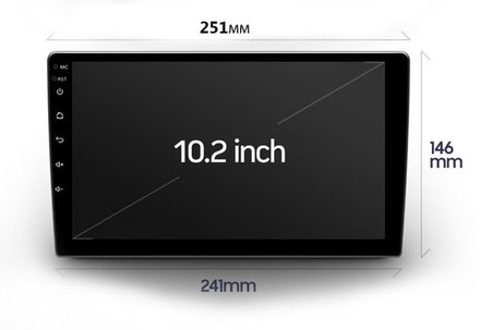 Магнитола без рамки (экран 10") - Teyes CC2 PLUS Android 10, ТОП процессор, 4-64, SIM-слот