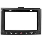 Комплект рамки с разъёмами 9" VW Touareg 2002-2010 с кнопками