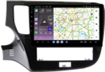 Магнитола для Mitsubishi Outlander 3 2019-2022 (прямоугольный климат) - Kuberg OL-1573 QLed, Android 13, TS20, CarPlay, SIM-слот