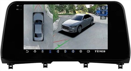 Магнитола для Lexus RX200t, RX300, RX350, RX450h AL20 2015-2019 (ШГУ 8" с шайбой) - Teyes CC3-2K-360 монитор 10.36" 2K QLED на Android 10, 6Гб+128Гб, CarPlay, 4G SIM-слот, 4 камеры в комплекте