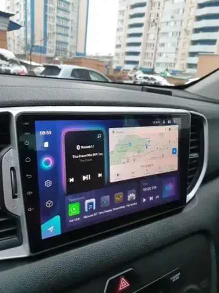 Магнитола для KIA Sportage 2016-2018 - Kuberg OL-9733 QLed, Android 13, TS20, CarPlay, SIM-слот
