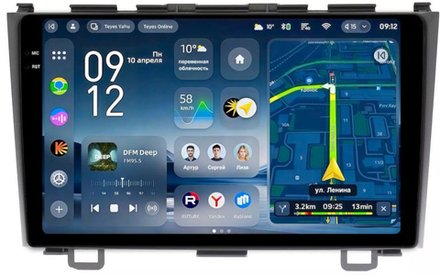 Магнитола для Honda CR-V 3 2006-2012 - Teyes CC4-PRO монитор 9.5" 2K QLED на Android 13, Snapdragon 778G, ИИ, CarPlay, DSP, 4G SIM-слот