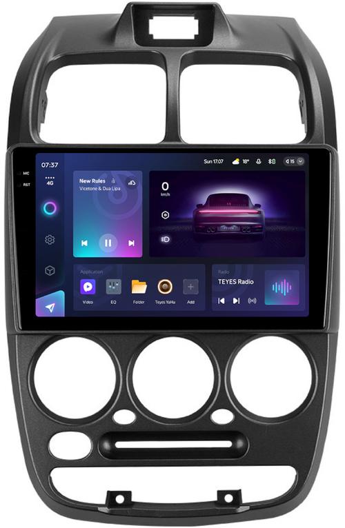 Магнитола для Hyundai Accent 2000-2011 (рамка 1 кнопка) - Teyes CC3-2K монитор 9.5" 2K QLED на Android 10, Быстрая, CarPlay, 4G SIM-слот