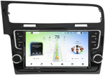 Магнитола для Volkswagen Golf 7 2012-2020 (рамка с крутилками и кнопками) - Teyes CC4L монитор 9" IPS на Android 14, Snapdragon 662, CarPlay, 4G SIM-слот