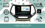 Магнитола для Jeep Cherokee 2014+ - Vaycar VA25-0608-2K на Android 13, Быстрая, 2K QLED, CarPlay,4G SIM-слот
