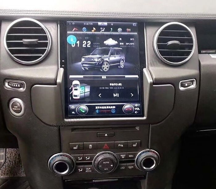 Магнитола для Land Rover Discovery 4 2009-2011 (поддержка меню DENSO) - Kuberg NH-R1005-1 монитор 10.4" в стиле "Тесла", Android 9, 4Гб+64Гб, CarPlay