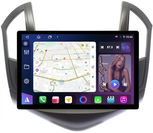 Магнитола для Chevrolet Cruze 1 2012-2015 (рамка черная) - FarCar BX877 монитор 13" 2K QLED на Android 13, TS10, 6+128, CarPlay, 4G SIM-слот