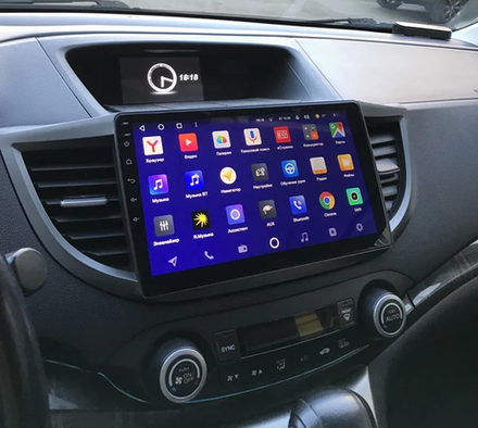 Магнитола для Honda CR-V 2012-2018 - Parafar PF983XHD на Android 13, 8-ядер, 4Гб+64Гб, CarPlay, 4G SIM-слот