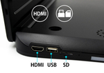 Монитор потолочный - ERGO ER1330AN-OLED с экраном 13,3” (1920х1080 OLED FullHD, смарт ТВ, 3+64Gb) черный