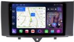 Магнитола для Smart ForTwo W451 2010-2015 - FarCar BM9-2K-9653F1 монитор 9.5" 2K QLED на Android 14, Быстрая, CarPlay, 4G SIM-слот