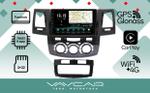 Магнитола для Toyota Hilux 2011-2015 - Vaycar VA77-1143 на Android 13, Быстрая, 4G SIM-слот