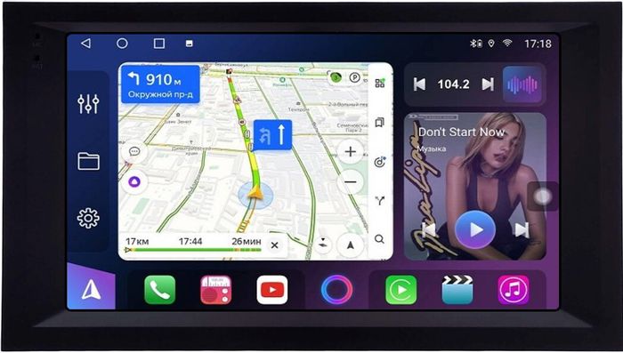 Магнитола для Mercedes-Benz Actros MP4, Arocs - FarCar BM9-9631 монитор 9.5" QLED на Android 14, TS10, 4+32Гб, CarPlay, 4G SIM-слот