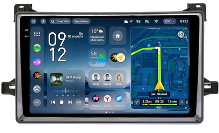 Магнитола для Toyota Prius 50 2015-2018, PHV 2017+ - Teyes CC4-PRO монитор 9.5" 2K QLED на Android 13, Snapdragon 778G, ИИ, CarPlay, DSP, 4G SIM-слот