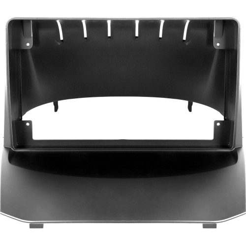 Комплект рамки с разъёмами 9"+can Ford Fiesta MK6 2008-2012 бк красный (вариант F1 монитор посередине)