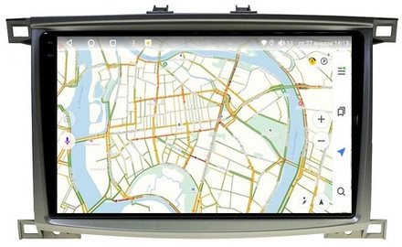 Магнитола для Toyota Land Cruiser 100, Lexus LX470 2002-2007 (экран климата снизу) - Vaycar VA77-1166-2K на Android 13, 8-ядер, 2K QLED, ТОП процессор, CarPlay,4G SIM-слот