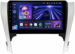 Магнитола для Toyota Camry 50 2011-2014 (рамка серебристо-черная 10) - Teyes CC3 Android 10, ТОП процессор, 4/32 Гб, CarPlay, SIM-слот